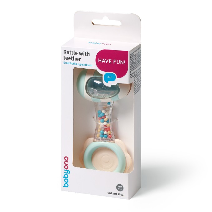 Poza cu Jucarie sunatoare cu inel gingival Babyono 1591