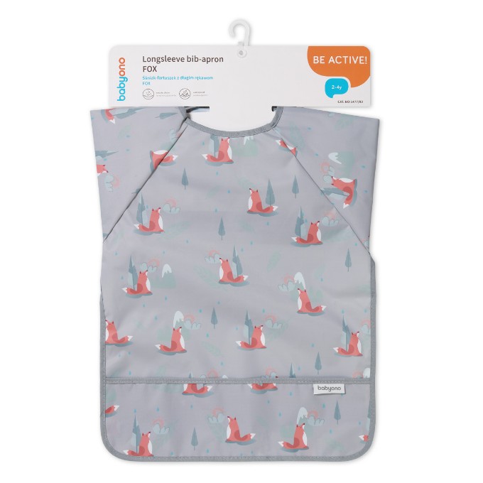 Poza cu Barbita cu maneca lunga cu model floral Babyono 1477/01