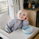 Poza cu Barbita cu maneca lunga cu model floral Babyono 1477/01