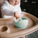 Poza cu Bol din silicon cu ventuza pentru copii Babyono roz 1481/02
