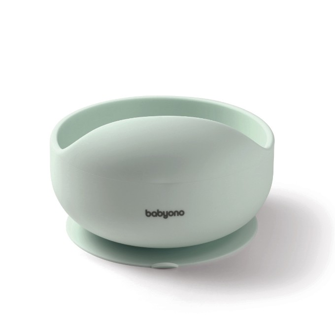 Poza cu Bol din silicon cu ventuza pentru copii Babyono roz 1481/02