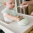 Poza cu Bol din silicon cu ventuza pentru copii Babyono roz 1481/02