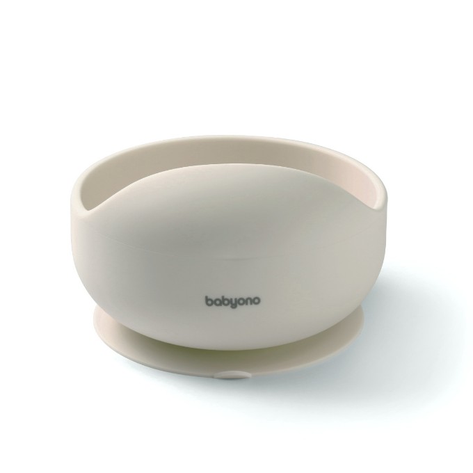 Poza cu Bol din silicon cu ventuza pentru copii Babyono roz 1481/02