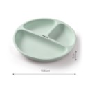 Poza cu Farfurie din silicon cu ventuza pentru copii Babyono roz1482/02