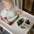 Poza cu Farfurie din silicon cu ventuza pentru copii Babyono roz1482/02