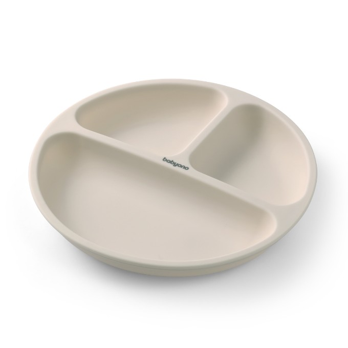 Poza cu Farfurie din silicon cu ventuza pentru copii Babyono roz1482/02
