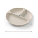 Poza cu Farfurie din silicon cu ventuza pentru copii Babyono roz1482/02