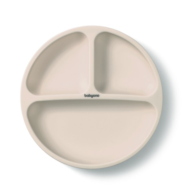 Poza cu Farfurie din silicon cu ventuza pentru copii Babyono roz1482/02